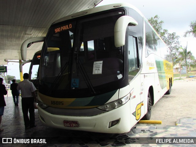 Empresa Gontijo de Transportes 18815 na cidade de Teixeira de Freitas, Bahia, Brasil, por FELIPE ALMEIDA. ID da foto: 10238698.