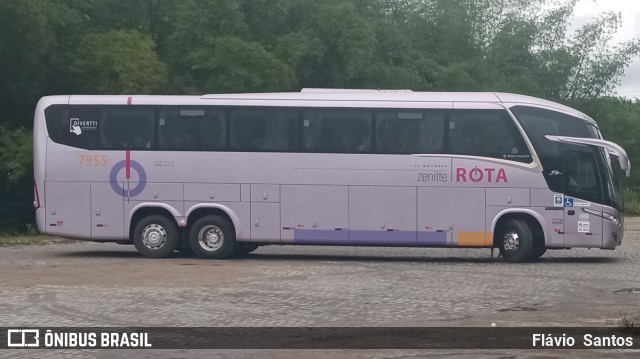 Rota Transportes Rodoviários 7955 na cidade de Cruz das Almas, Bahia, Brasil, por Flávio  Santos. Número da foto: #10239285.