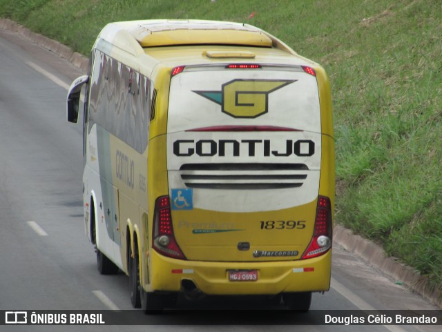 Empresa Gontijo de Transportes 18395 na cidade de Belo Horizonte, Minas Gerais, Brasil, por Douglas Célio Brandao. ID da foto: 10238381.