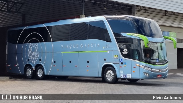 Viação Garcia 8424 na cidade de Maringá, Paraná, Brasil, por Elvio Antunes. Número da foto: #10239351.