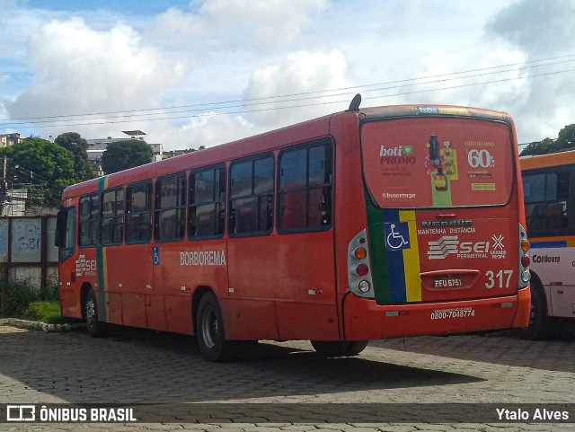 Borborema Imperial Transportes 317 na cidade de Olinda, Pernambuco, Brasil, por Ytalo Alves. ID da foto: 10238078.