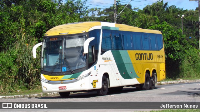 Empresa Gontijo de Transportes 18605 na cidade de Recife, Pernambuco, Brasil, por Jefferson Nunes. ID da foto: 10238905.