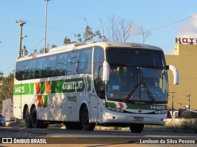 Empresa Gontijo de Transportes 14425 na cidade de Caruaru, Pernambuco, Brasil, por Lenilson da Silva Pessoa. Número da foto: #10236917.