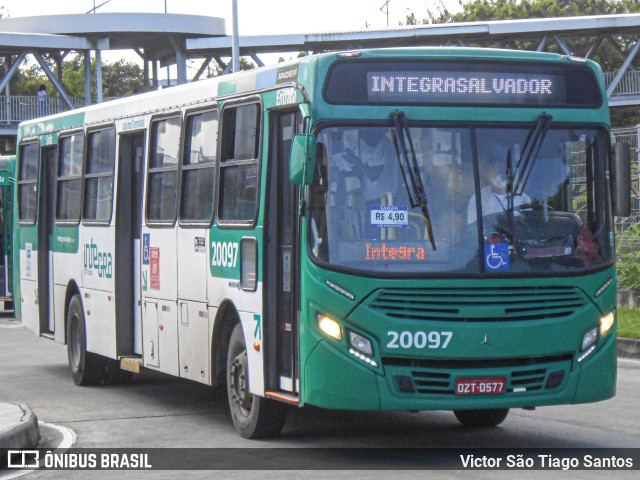 OT Trans - Ótima Salvador Transportes 20097 na cidade de Salvador, Bahia, Brasil, por Victor São Tiago Santos. ID da foto: 10237277.