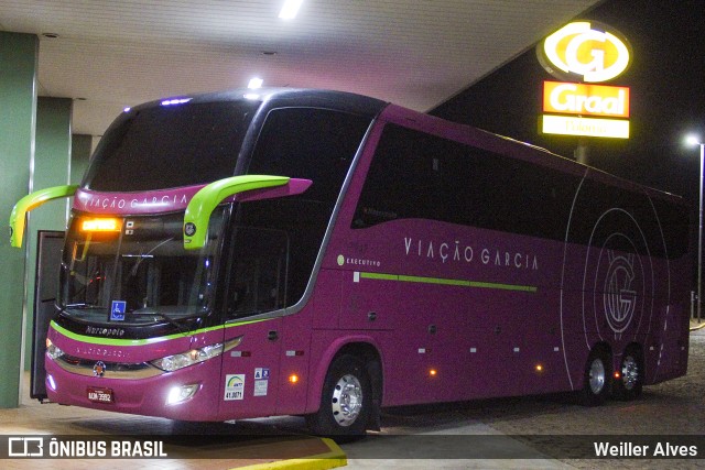 Viação Garcia 7947 na cidade de Santa Cruz do Rio Pardo, São Paulo, Brasil, por Weiller Alves. ID da foto: 10238343.