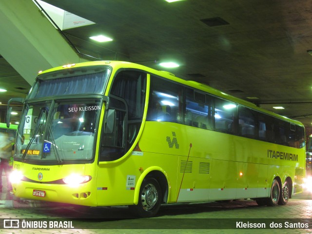 Viação Itapemirim 47001 na cidade de Belo Horizonte, Minas Gerais, Brasil, por Kleisson  dos Santos. Número da foto: #10238899.