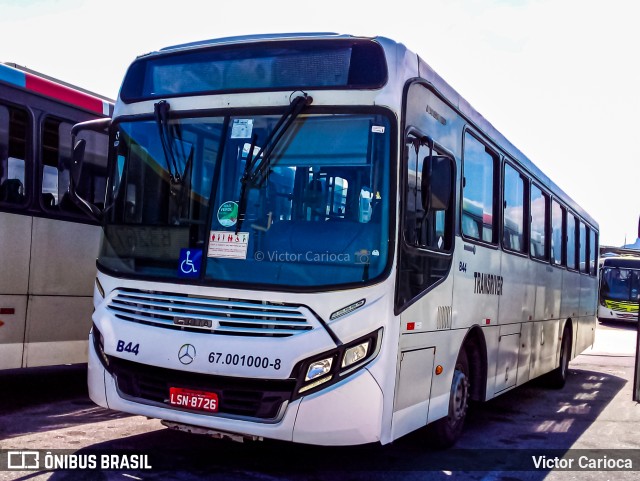 Transriver Transporte B44 na cidade de Rio de Janeiro, Rio de Janeiro, Brasil, por Victor Carioca. ID da foto: 10238716.