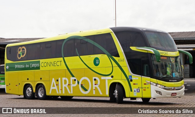 Expresso Princesa dos Campos 6540 na cidade de Ponta Grossa, Paraná, Brasil, por Cristiano Soares da Silva. ID da foto: 10238272.