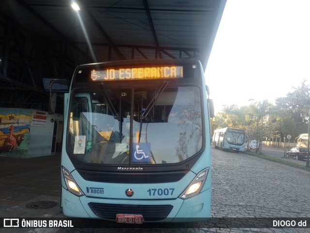 Viação Rocio 17007 na cidade de Paranaguá, Paraná, Brasil, por DIOGO dd. ID da foto: 10237739.