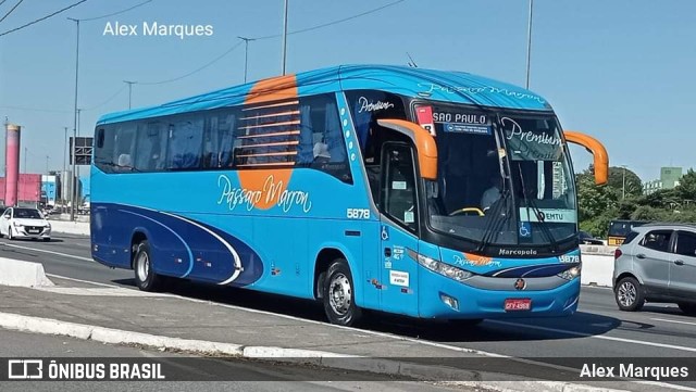 Empresa de Ônibus Pássaro Marron 5878 na cidade de São Paulo, São Paulo, Brasil, por Alex Marques. Número da foto: #10239381.