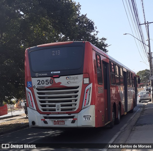 Itajaí Transportes Coletivos 2050 na cidade de Campinas, São Paulo, Brasil, por Andre Santos de Moraes. Número da foto: #10237240.