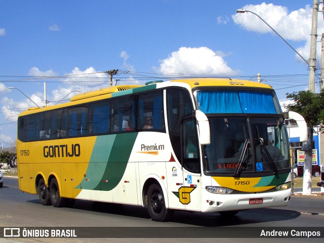 Empresa Gontijo de Transportes 17150 na cidade de Pirapora, Minas Gerais, Brasil, por Andrew Campos. ID da foto: 10238885.