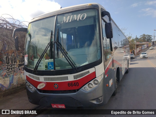 Viação Mimo 6640 na cidade de Franco da Rocha, São Paulo, Brasil, por Espedito de Brito Gomes. ID da foto: 10237609.