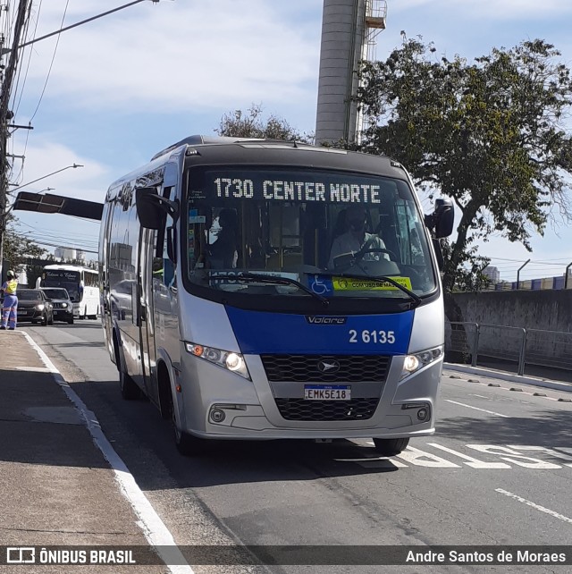 Transcooper > Norte Buss 2 6135 na cidade de São Paulo, São Paulo, Brasil, por Andre Santos de Moraes. Número da foto: #10238274.