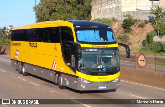 Viação Itapemirim 21201 na cidade de Belo Campo, Bahia, Brasil, por Marcelo Horta. Número da foto: #10237980.