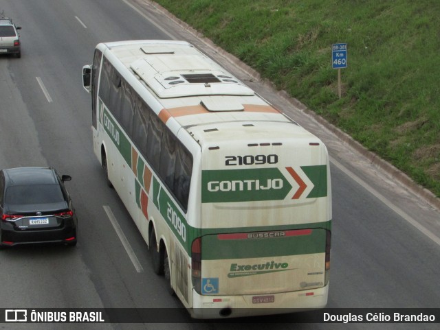 Empresa Gontijo de Transportes 21090 na cidade de Belo Horizonte, Minas Gerais, Brasil, por Douglas Célio Brandao. Número da foto: #10238439.