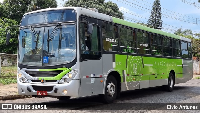 Viação Garcia 7529 na cidade de Maringá, Paraná, Brasil, por Elvio Antunes. ID da foto: 10239327.