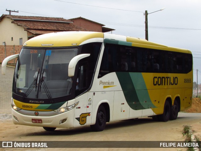 Empresa Gontijo de Transportes 18865 na cidade de Medeiros Neto, Bahia, Brasil, por FELIPE ALMEIDA. ID da foto: 10238603.