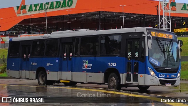 Cidade Alta Transportes 1.012 na cidade de Paulista, Pernambuco, Brasil, por Carlos Lima. ID da foto: 10237431.