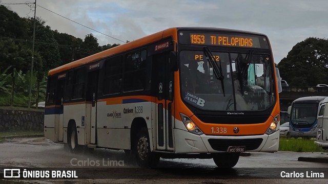 Cidade Alta Transportes 1.338 na cidade de Paulista, Pernambuco, Brasil, por Carlos Lima. ID da foto: 10237427.