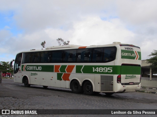 Empresa Gontijo de Transportes 14895 na cidade de Caruaru, Pernambuco, Brasil, por Lenilson da Silva Pessoa. ID da foto: 10264574.