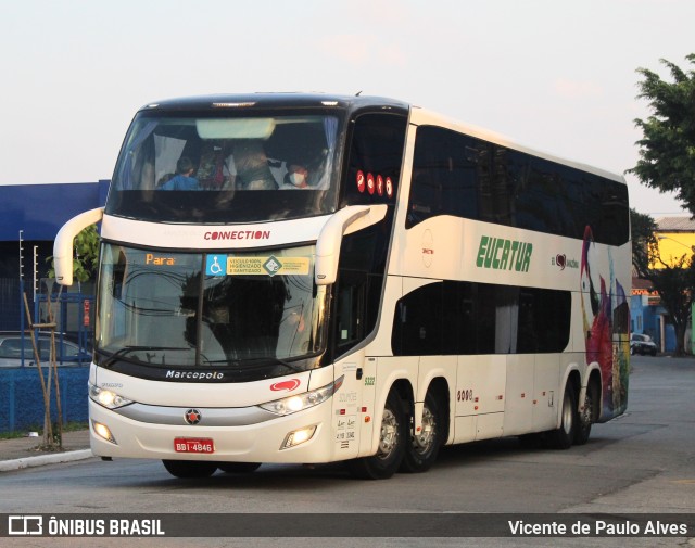 Eucatur - Empresa União Cascavel de Transportes e Turismo 5322 na cidade de São Paulo, São Paulo, Brasil, por Vicente de Paulo Alves. ID da foto: 10266096.