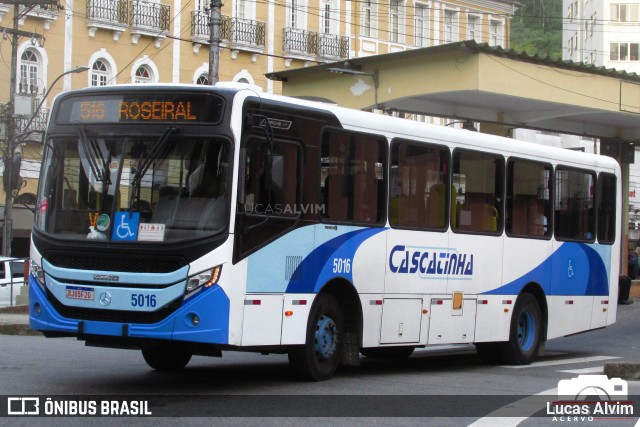 Viação Cascatinha 5016 na cidade de Petrópolis, Rio de Janeiro, Brasil, por Lucas Alvim. ID da foto: 10265037.