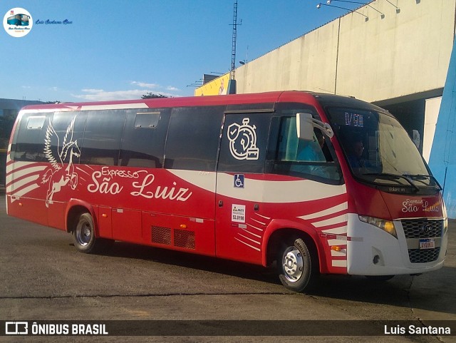 Expresso São Luiz 8090 na cidade de Goiânia, Goiás, Brasil, por Luis Santana. ID da foto: 10265263.