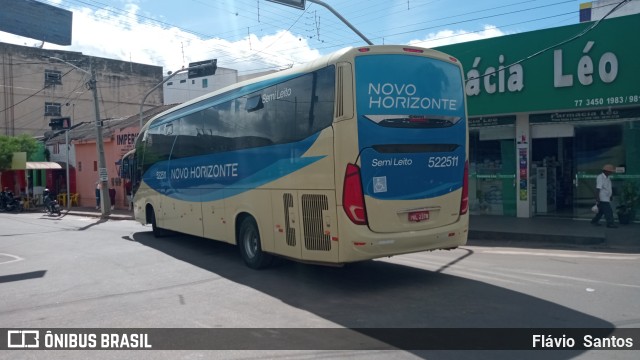 Viação Novo Horizonte 522511 na cidade de Barra da Estiva, Bahia, Brasil, por Flávio  Santos. ID da foto: 10264960.