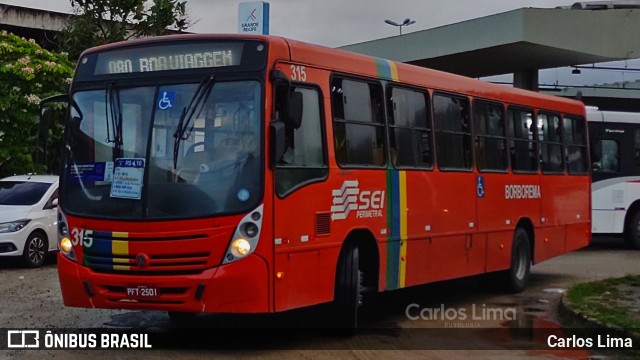 Borborema Imperial Transportes 315 na cidade de Recife, Pernambuco, Brasil, por Carlos Lima. Número da foto: #10266093.