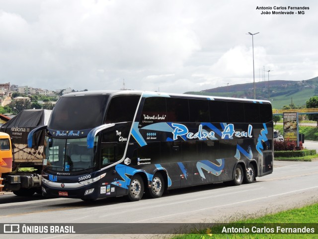 Pedra Azul Turismo 35000 na cidade de João Monlevade, Minas Gerais, Brasil, por Antonio Carlos Fernandes. ID da foto: 10265885.