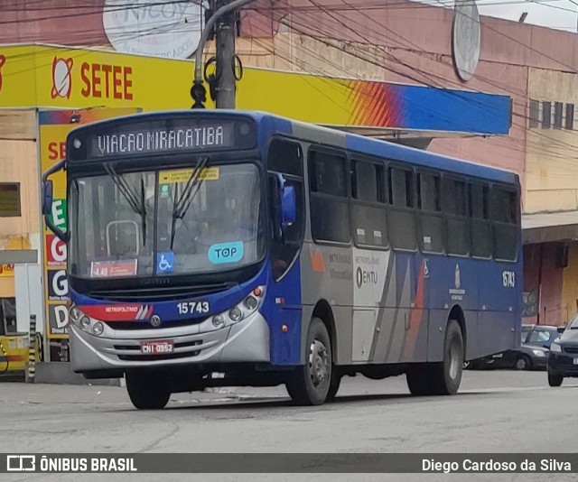 Viação Miracatiba 15.734 na cidade de Itapecerica da Serra, São Paulo, Brasil, por Diego Cardoso da Silva. ID da foto: 10264668.