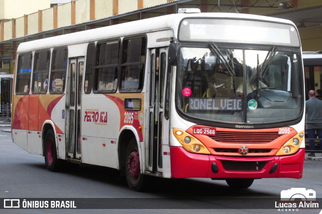 Petro Ita Transportes Coletivos de Passageiros 2095 na cidade de Petrópolis, Rio de Janeiro, Brasil, por Lucas Alvim. Número da foto: #10264961.
