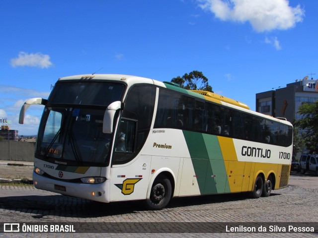 Empresa Gontijo de Transportes 17010 na cidade de Caruaru, Pernambuco, Brasil, por Lenilson da Silva Pessoa. ID da foto: 10264813.