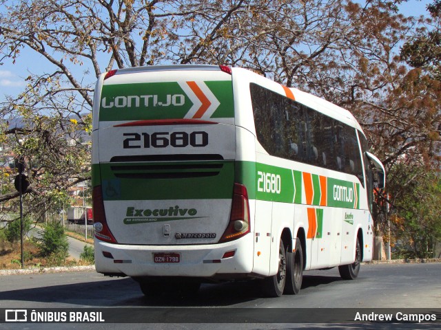 Empresa Gontijo de Transportes 21680 na cidade de Montes Claros, Minas Gerais, Brasil, por Andrew Campos. Número da foto: #10266659.
