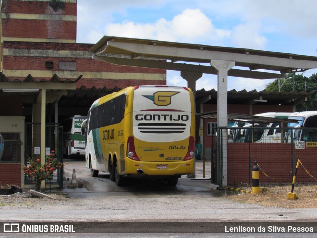 Empresa Gontijo de Transportes 18535 na cidade de Recife, Pernambuco, Brasil, por Lenilson da Silva Pessoa. ID da foto: 10264678.