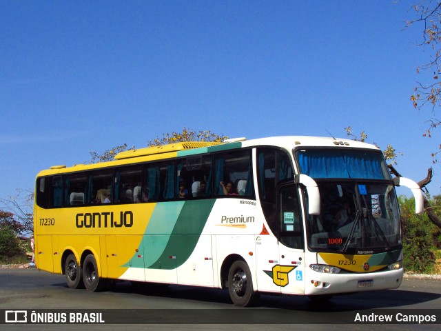 Empresa Gontijo de Transportes 17230 na cidade de Montes Claros, Minas Gerais, Brasil, por Andrew Campos. ID da foto: 10266672.