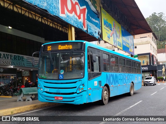 FAOL - Friburgo Auto Ônibus 013 na cidade de Nova Friburgo, Rio de Janeiro, Brasil, por Leonardo Correa Gomes Martins. Número da foto: #10266328.