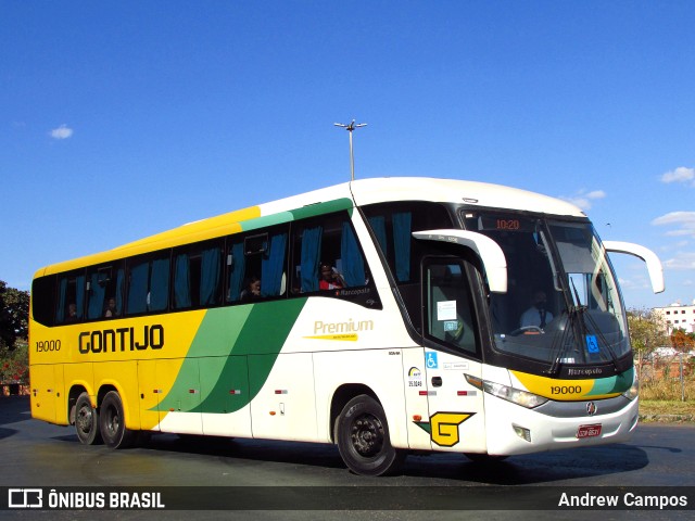 Empresa Gontijo de Transportes 19000 na cidade de Montes Claros, Minas Gerais, Brasil, por Andrew Campos. ID da foto: 10266692.