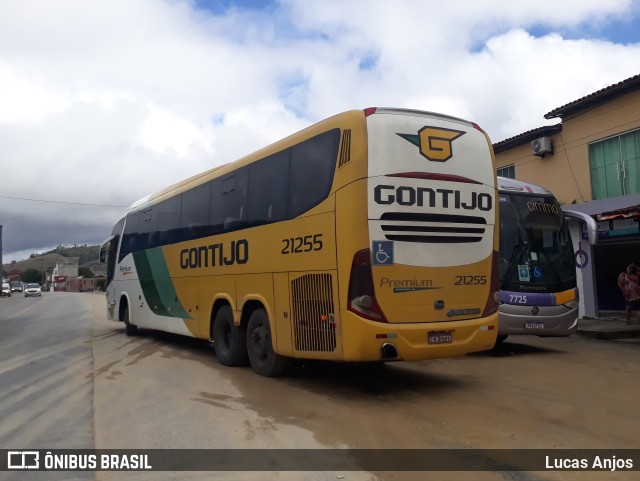 Empresa Gontijo de Transportes 21255 na cidade de Firmino Alves, Bahia, Brasil, por Lucas Anjos. ID da foto: 10267560.