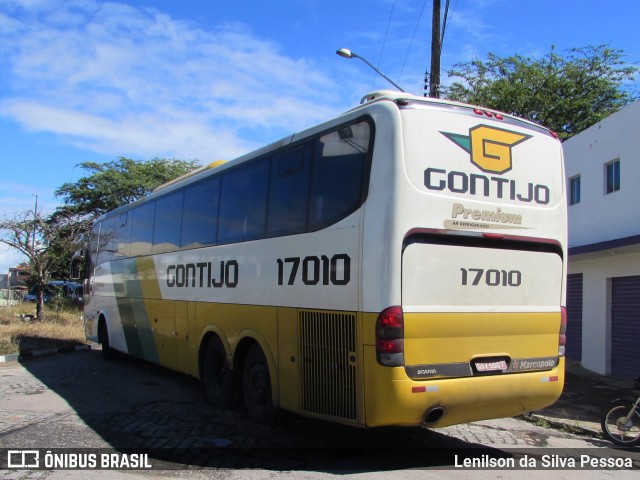 Empresa Gontijo de Transportes 17010 na cidade de Caruaru, Pernambuco, Brasil, por Lenilson da Silva Pessoa. ID da foto: 10267355.