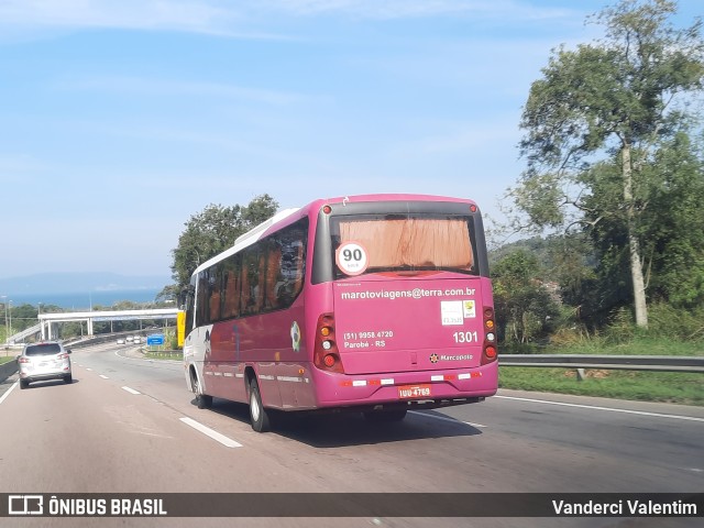 MTU - Maroto Viagens e Turismo 1301 na cidade de São José dos Pinhais, Paraná, Brasil, por Vanderci Valentim. ID da foto: 10269391.