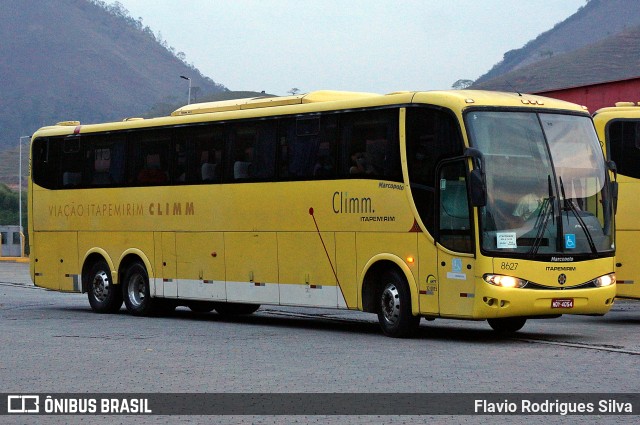 Viação Itapemirim 8627 na cidade de Queluz, São Paulo, Brasil, por Flavio Rodrigues Silva. ID da foto: 10269641.