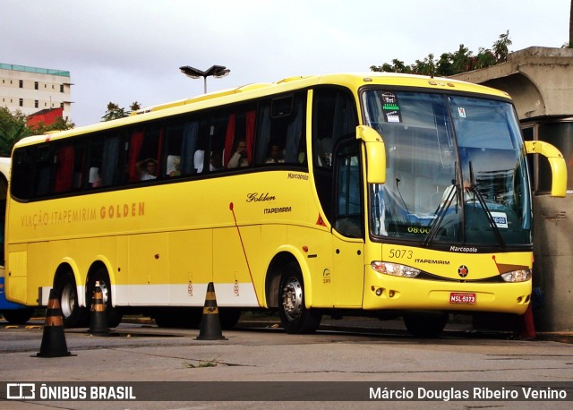 Viação Itapemirim 5073 na cidade de São Paulo, São Paulo, Brasil, por Márcio Douglas Ribeiro Venino. ID da foto: 10269000.