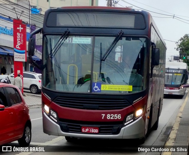 Transwolff Transportes e Turismo 7 8256 na cidade de São Paulo, São Paulo, Brasil, por Diego Cardoso da Silva. ID da foto: 10267095.