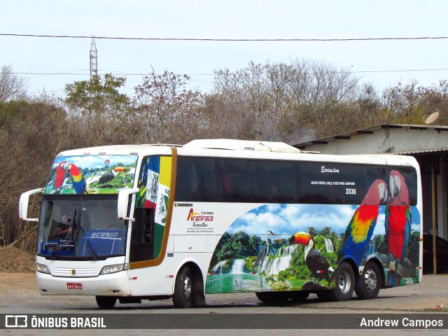 Expresso Arapiraca Viação e Turismo 2530 na cidade de Pirapora, Minas Gerais, Brasil, por Andrew Campos. Número da foto: #10269098.
