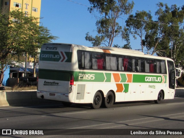 Empresa Gontijo de Transportes 21195 na cidade de Caruaru, Pernambuco, Brasil, por Lenilson da Silva Pessoa. ID da foto: 10267328.