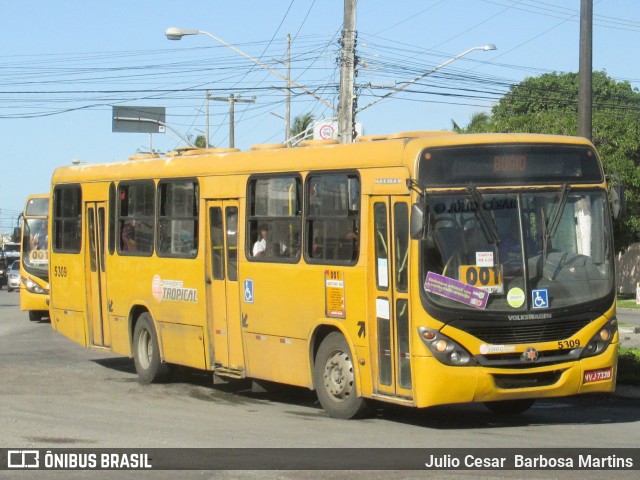 Transporte Tropical 5309 na cidade de Aracaju, Sergipe, Brasil, por Julio Cesar  Barbosa Martins. Número da foto: #10267062.