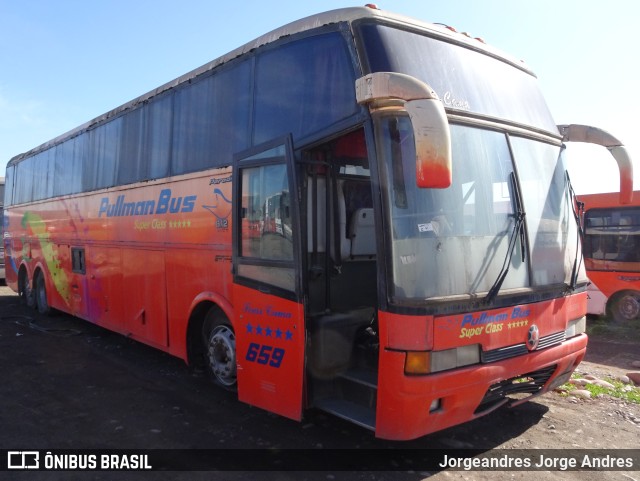 Pullman Bus 659 na cidade de Santiago, Santiago, Metropolitana de Santiago, Chile, por Jorgeandres Jorge Andres. Número da foto: #10268346.