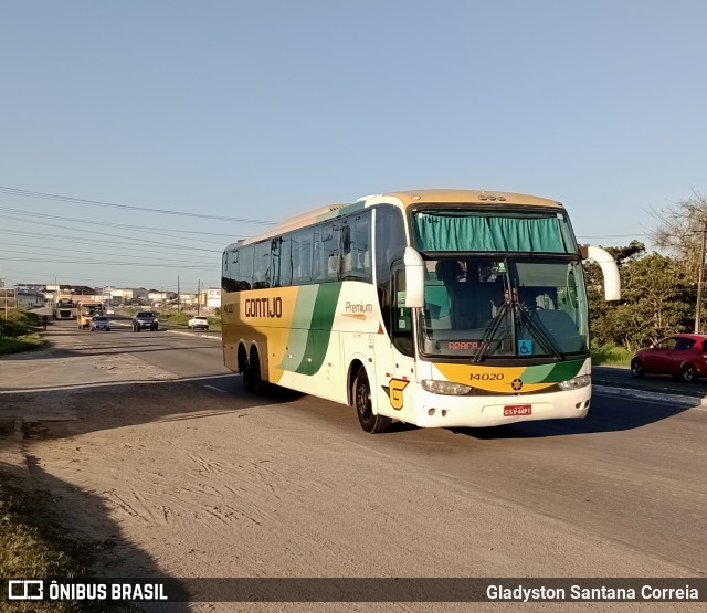 Empresa Gontijo de Transportes 14020 na cidade de Nossa Senhora do Socorro, Sergipe, Brasil, por Gladyston Santana Correia. ID da foto: 10269453.